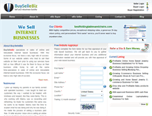 Tablet Screenshot of buysellebiz.com